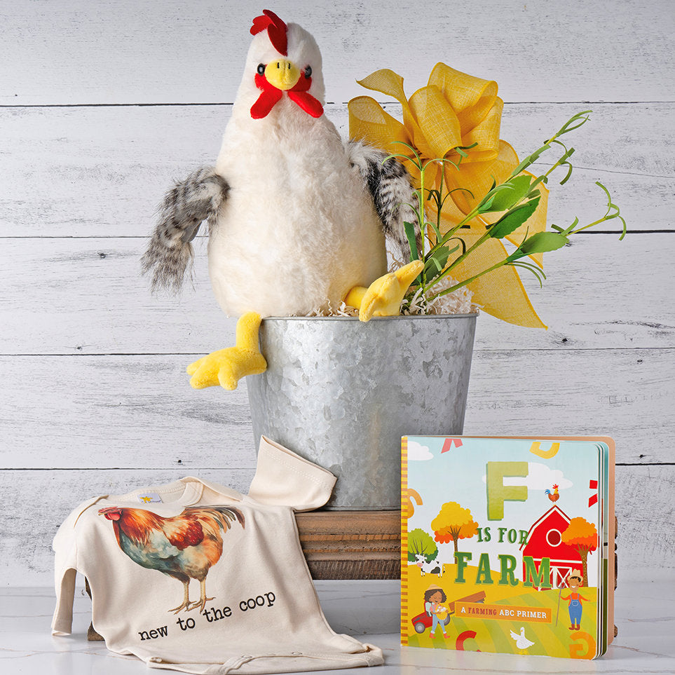 Welcome to the Coop: Farm-Themed New Gift Basket