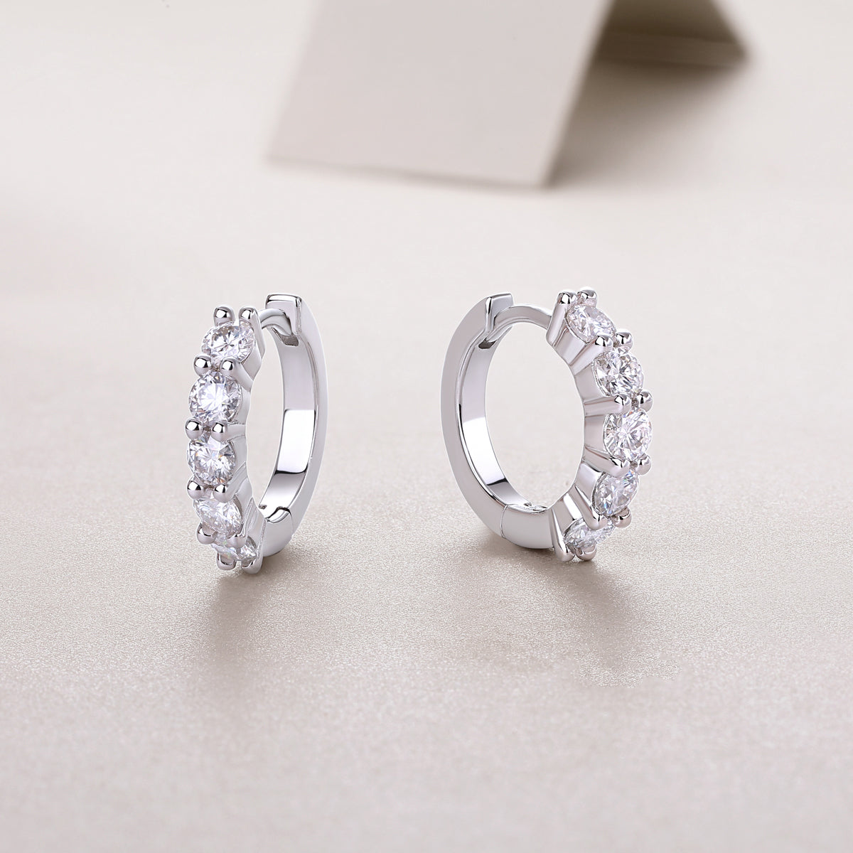 1Dawn Diamond Set With Moissanite Silver Earrings Luxury Fashion Diamond Earrings Stud Earrings Prohibit TikTok sales - 5 - CJ