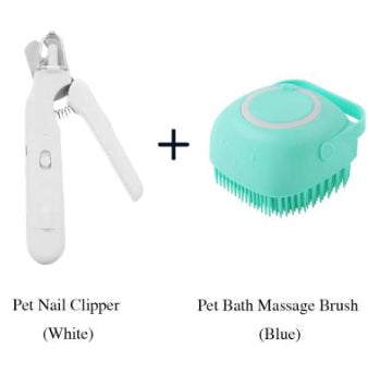 2 In 1 Pet Nail Clippers With Led Light Dog Cat Special Blood Line Scissors Multifunction Animals Paw Nail Trimmer Pet Supplies - 0 - CJ