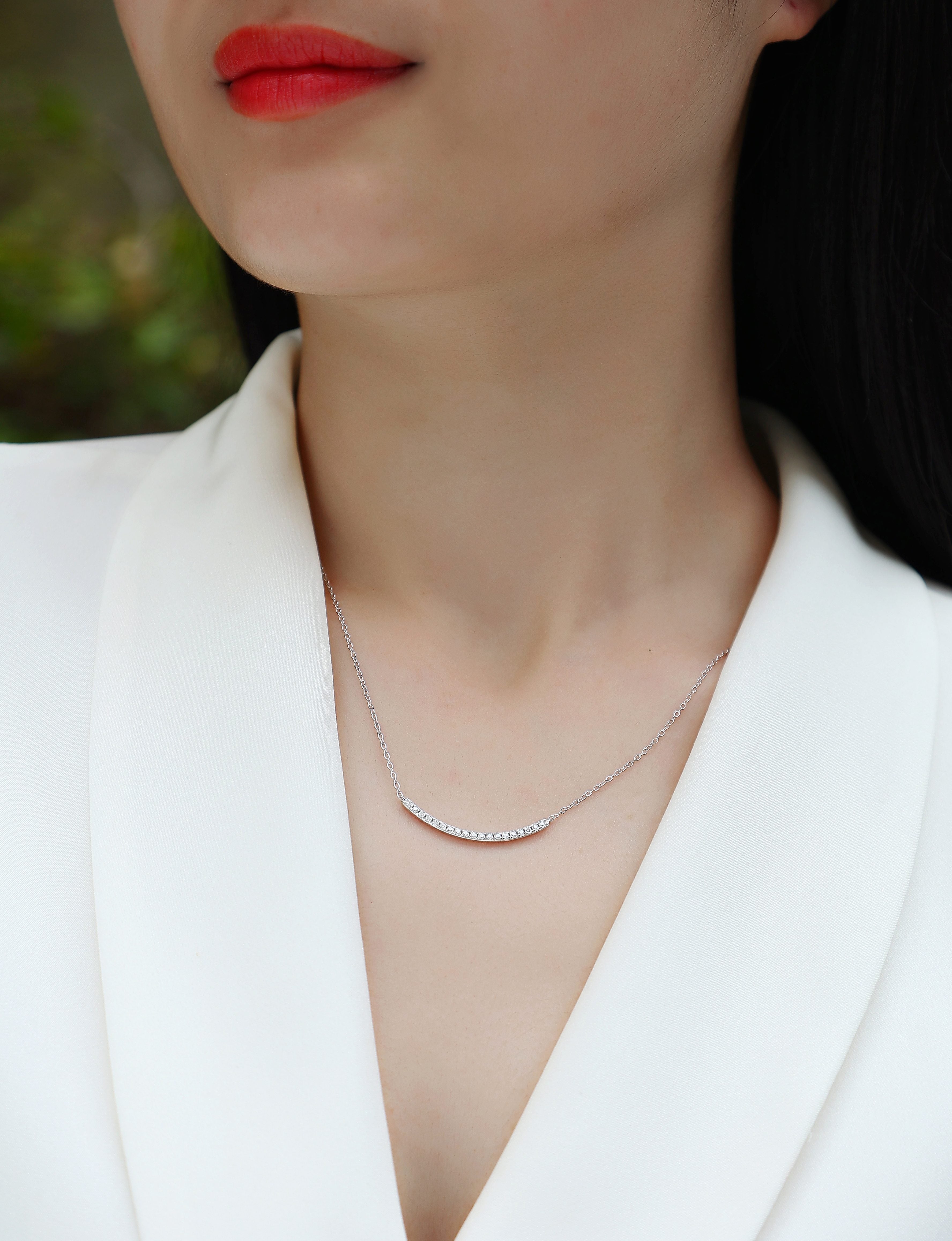 1Joy - A Fashionable And Luxurious Diamond Jewelry Pendant Set With Moissanite S925 Sterling Silver And Platinum Plating Prohibit TikTok sales - 5 - CJ