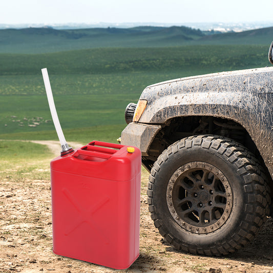 20L 0.6mm Oil Drum Red With Plastic Oil Pouring Pipe - 5 - CJ
