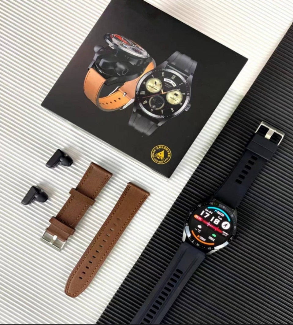2 In 1 HI - FI Wireless Earphones Men Smart Watch - 5 - CJ
