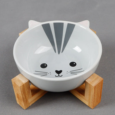 Protect Cervical Spine Cat Food Bowl Cat Food Bowl Pet Bowl - 0 - CJ
