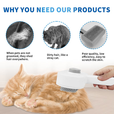 Efficient Universal Pet Hair Removal Comb, Gently Smoothing Out The Tangled Hair Of Your Beloved Pet, Carefully Caring For Every Gentle Touch - 5 - CJ