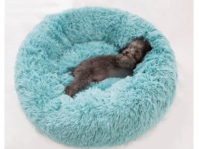 Round Long Hairy Autumn And Winter Nest Pad Cat Mattress - 0 - CJ - Green - 50cm - CJJJCWMY00276 - Green - 50cm