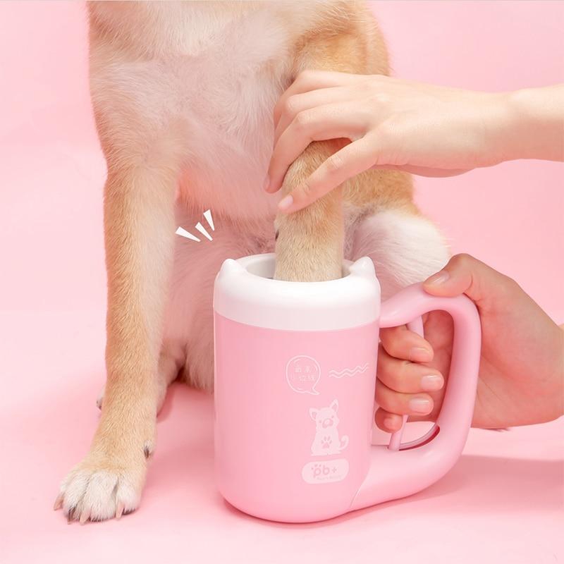 Pet Cat Dog Foot Clean Cup Cleaning Tool Silicone Washing Brush Paw Washer - 0 - CJ