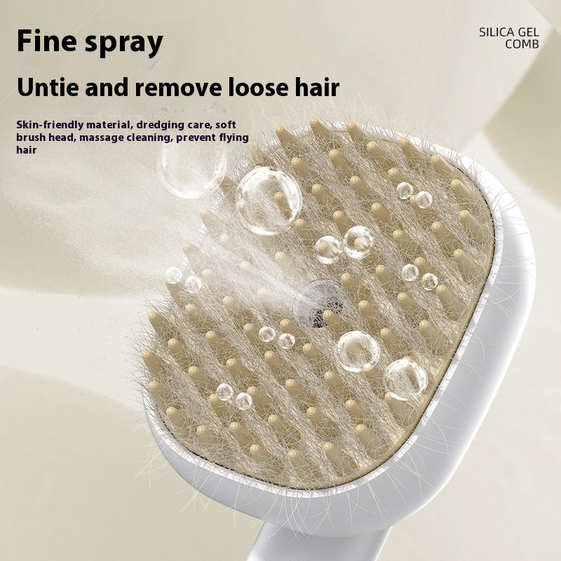 Pets Cat Dog Soft Teeth Electric Massage Spray Comb Pet Products - 0 - CJ