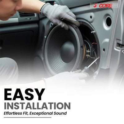 5 Core 12 Inch Car Woofer Audio 300W 4Ohm Deep Bass Replacement Sub Woofer Component Loud Speaker - 5 - CJ
