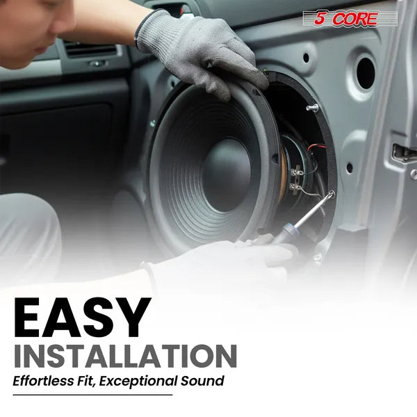 5 Core 12 Inch Car Woofer Audio 300W 4Ohm Deep Bass Replacement Sub Woofer Component Loud Speaker - 5 - CJ