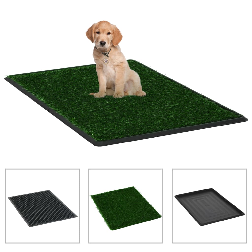 Pet Toilet with Tray & Artificial Grass 63x Toilet - 5 - CJ
