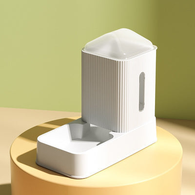 Drinking Fountain Cat Dog Bowl Slow Food Bowl Pet Supplies - 0 - CJ - White feeding bowl - CJMY161811707GT