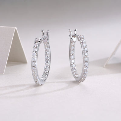 1Streamer Diamond Set With Moissanite Silver Earrings Luxury Fashion Diamond Earrings Stud Earrings Prohibit TikTok sales - 5 - CJ