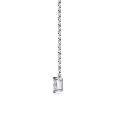 1Zhang Yang - A Fashionable And Luxurious Diamond Jewelry Pendant Set With Square Moissanite S925 Sterling Silver Prohibit TikTok sales - 5 - cj