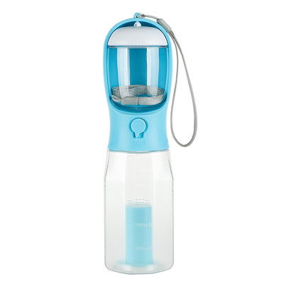 Portable Cat Dog Water Bottle Food Feeder Drinker Poop Dispenser 3 In 1 Leak - proof Multifunctional Dog Water Bottle Pet Products - 0 - CJ