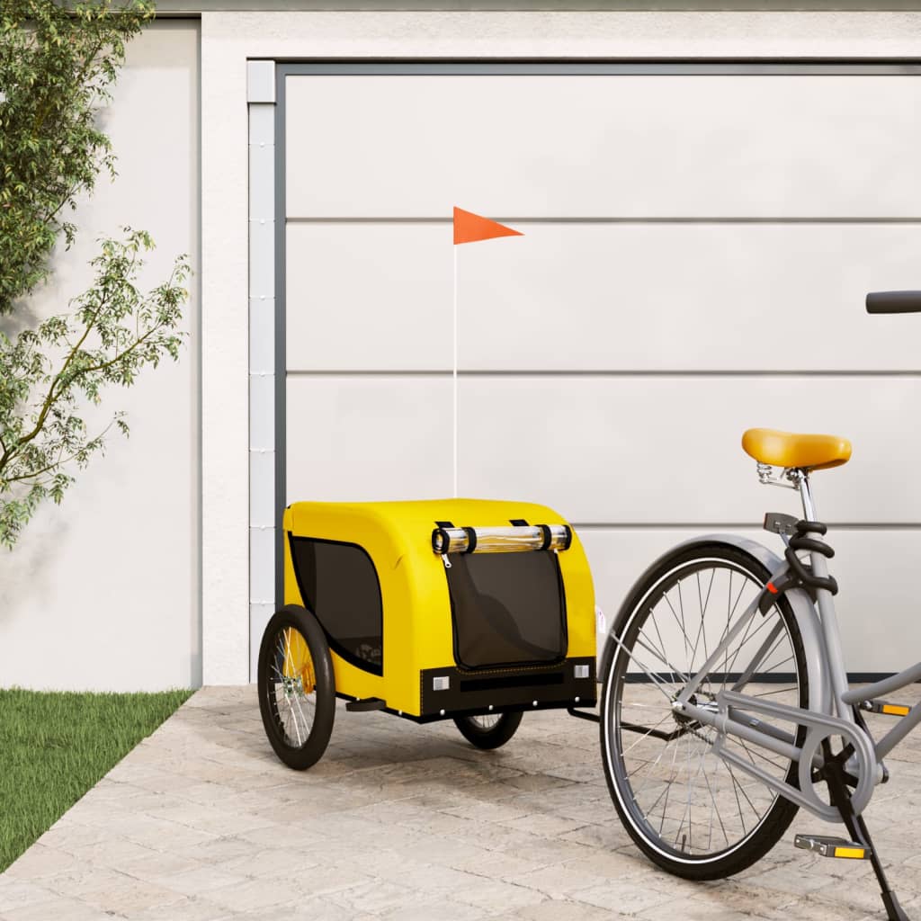 bicycle trailer for dogs, Oxford fabric and iron,   bicycle trailer - 5 - CJ