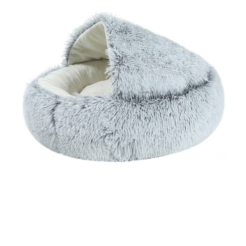 Crystal velvet warm round half - pack cat litter - 0 - CJ