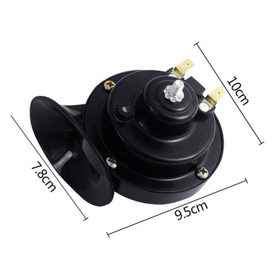 300DB 12V Electric Snail Horn Air Horn Raging Sound Fit For Car Boat Truck Train - 5 - CJ