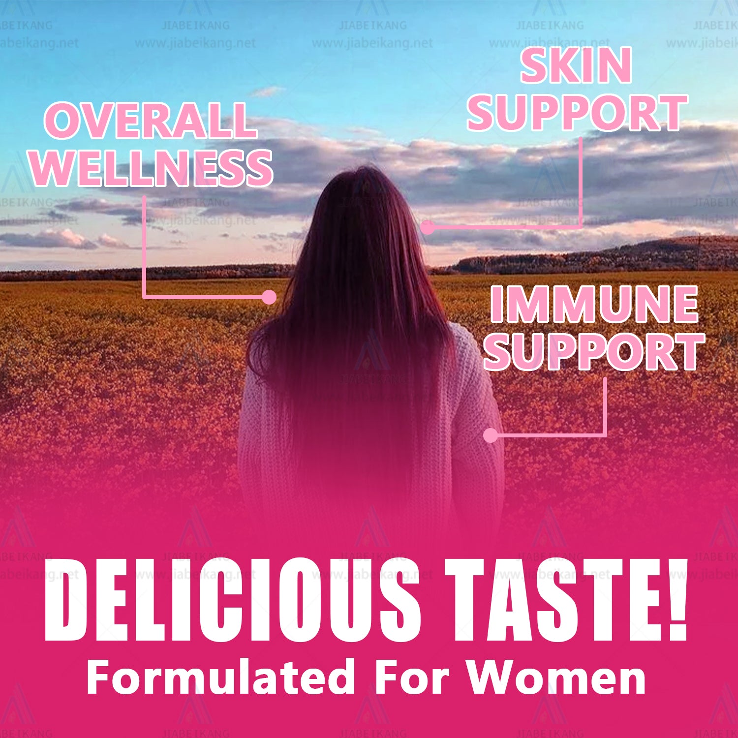 Biyode Women Multi Vitamin Supplement Gummies Daily Nutrient Support Folic Acid Biotin Formula - 4 - CJ