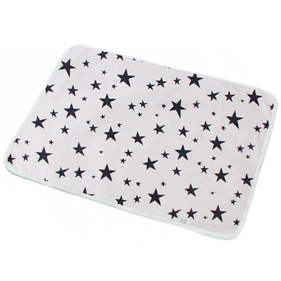Breathable Cotton Cartoon Waterproof Insulation Pad - 0 - CJ - Black XINGX - 50X70cm - CJYD226013203CX