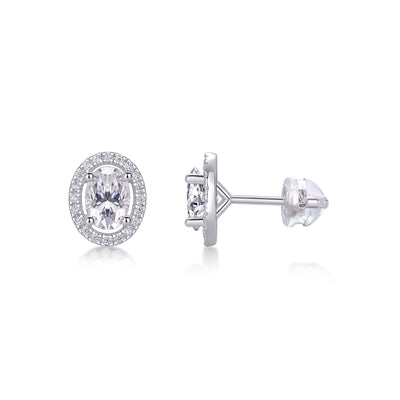 1Phantom Night - Fashionable And Luxurious Diamond Jewelry Set With Moissanite S925 Sterling Silver And Platinum - plated Stud Earrings Prohibit TikTok sales - 5 - CJ