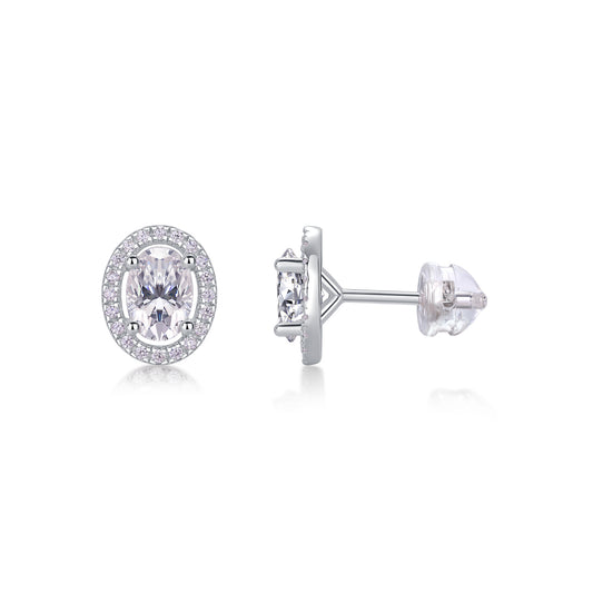 1Phantom Night - Fashionable And Luxurious Diamond Jewelry Set With Moissanite S925 Sterling Silver And Platinum - plated Stud Earrings Prohibit TikTok sales - 5 - CJ