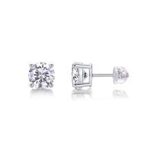 1Luxury Fashion Classic Moissanite Silver Stud Earrings Prohibit TikTok sales - 5 - CJ