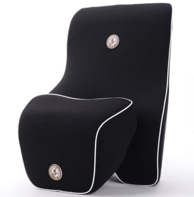 Car Memory Cotton Lumbar Suit Pillow Back Pad Waist Car Interior Seat Four Seasons Universal New Slow Rebound - 0 - CJ