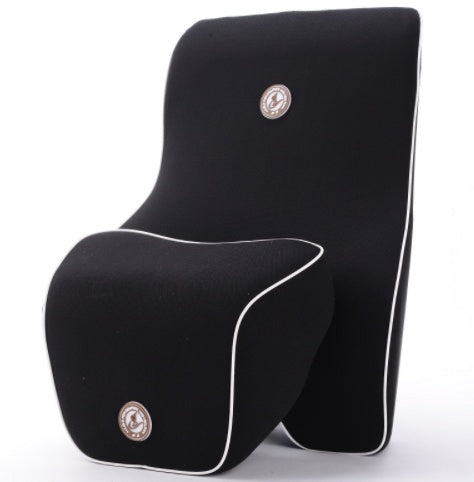 Car Memory Cotton Lumbar Suit Pillow Back Pad Waist Car Interior Seat Four Seasons Universal New Slow Rebound - 0 - CJ