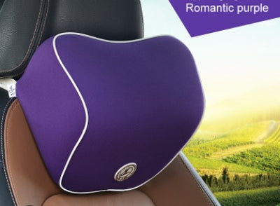 Car Memory Cotton Lumbar Suit Pillow Back Pad Waist Car Interior Seat Four Seasons Universal New Slow Rebound - 0 - CJ - PILLOW - Purple - CJQCNBQC00051 - PILLOW - Purple