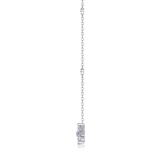 1Radiant Star - A Fashionable And Luxurious Diamond Jewelry Pendant Set With Moissanite S925 Sterling Silver And Platinum Plating Prohibit TikTok sales - 5 - CJ