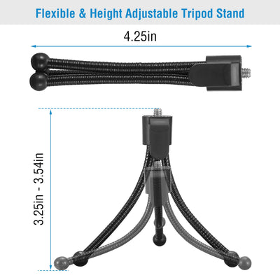 Tripod Stand For Camera Mini Projector Flexible Tripod Holder Heavy Duty Camera Tabletop Mount With Anti - slip Feet For Photograph Recording - 5 - CJ