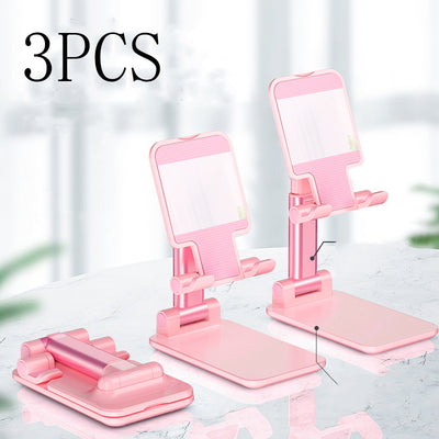 Adjustable Cell Phone Stand Tablet Holder Bracket Mount - 0 - CJ - Alloy 3pcs Pink - CJSJSJSJ01418 - Alloy 3pcs Pink