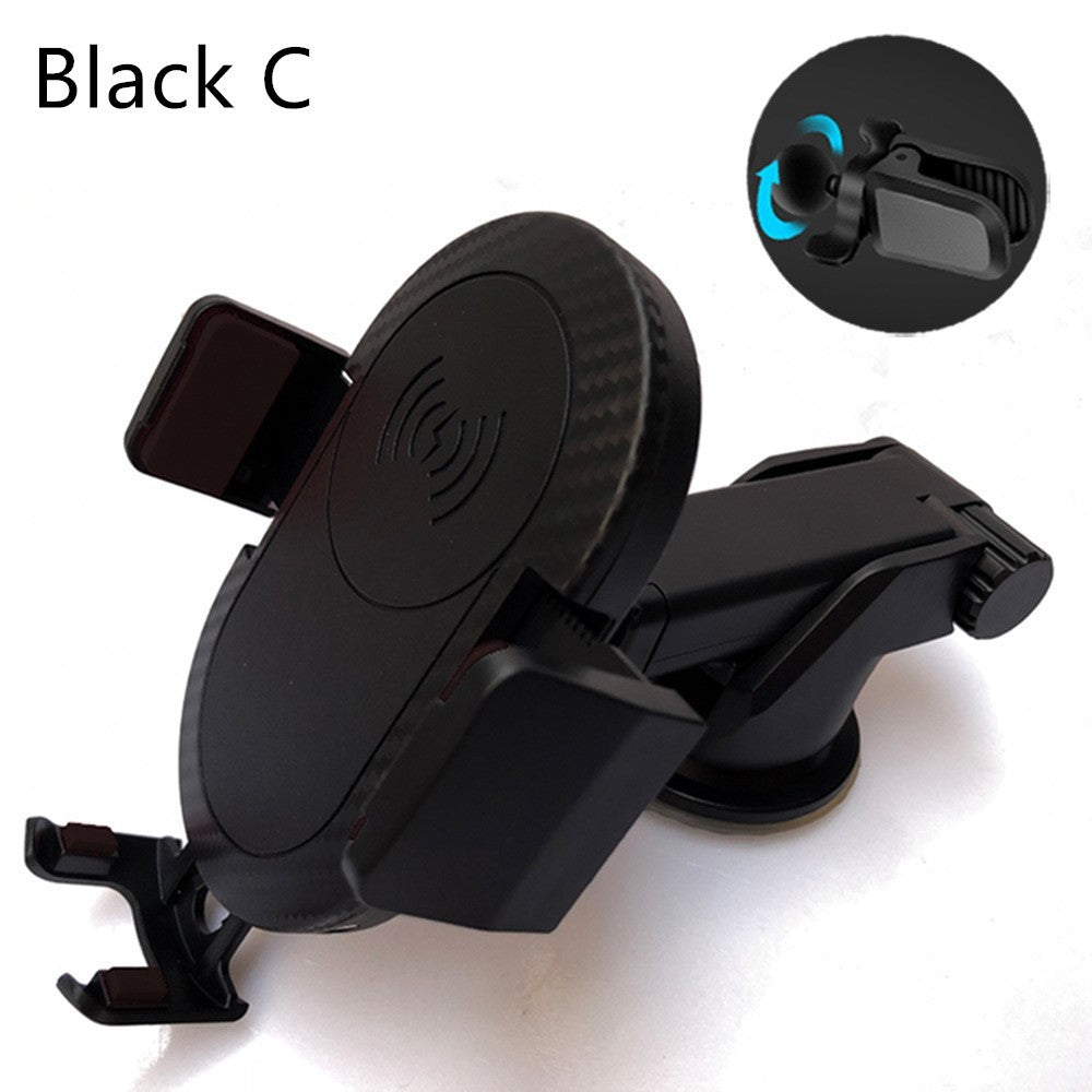 PURERADIAN Tm  Wireless Fast Charge Car Phone Holder - 0 - CJ - Black C - Q1pc - CJSJSJSJ00491 - Black C - Q1pc
