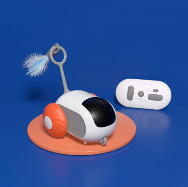 Remote Control Interactive Cat Car Toy USB Charging Chasing Automatic Self - moving Remote Smart Control Car Interactive Cat Toy Pet Products - 0 - CJ