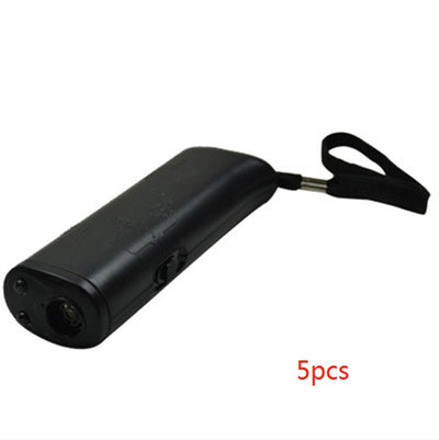 3 - in - 1 Anti Barking Dog Training Device Ultrasonic Dog Training Repeller  LED Flashlight - 0 - CJ - 5pcs Black - CJJJCWGX00011 - 5pcs Black