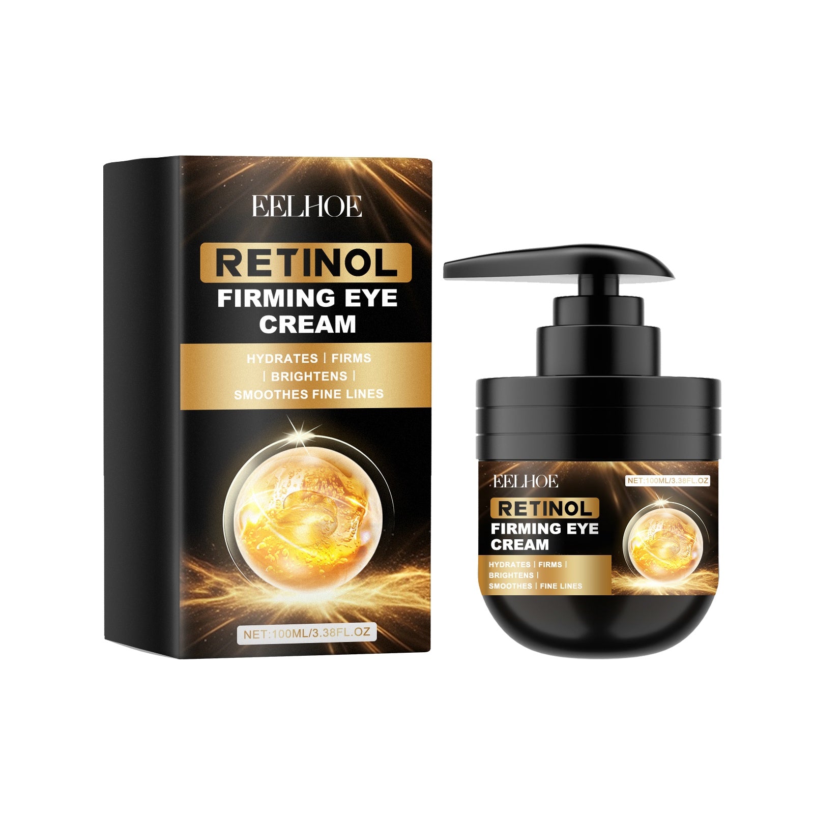 EELHOE Retinol Firming Eye Cream Fades Fine Lines And Crow's Feet Moisturizes And Refines The Skin Around The Eyes With Hydration And Anti - Wrinkles - 5 - CJ