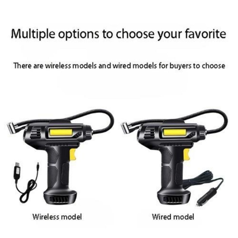 Intelligent Digital Display Wireless Portable Handheld Car Tire And Bicycle Air Pump - 5 - cjdropshipping