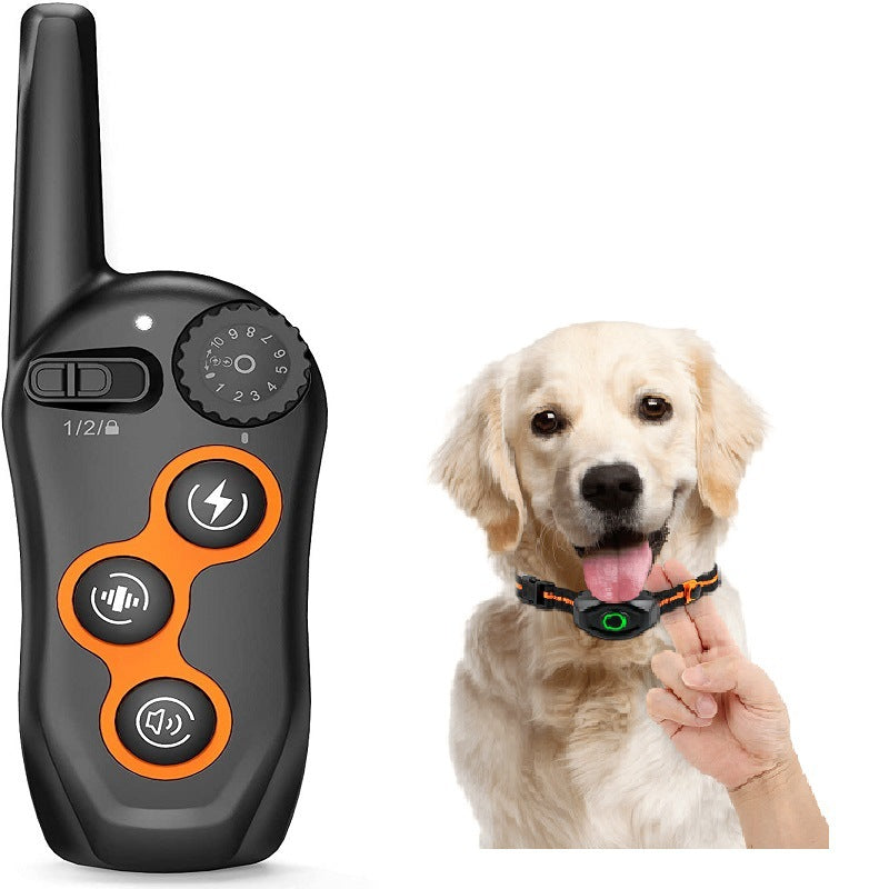 Dog Trainer Electronic Collar 600 M Remote Control Training Bark Stopper Waterproof - 0 - CJ