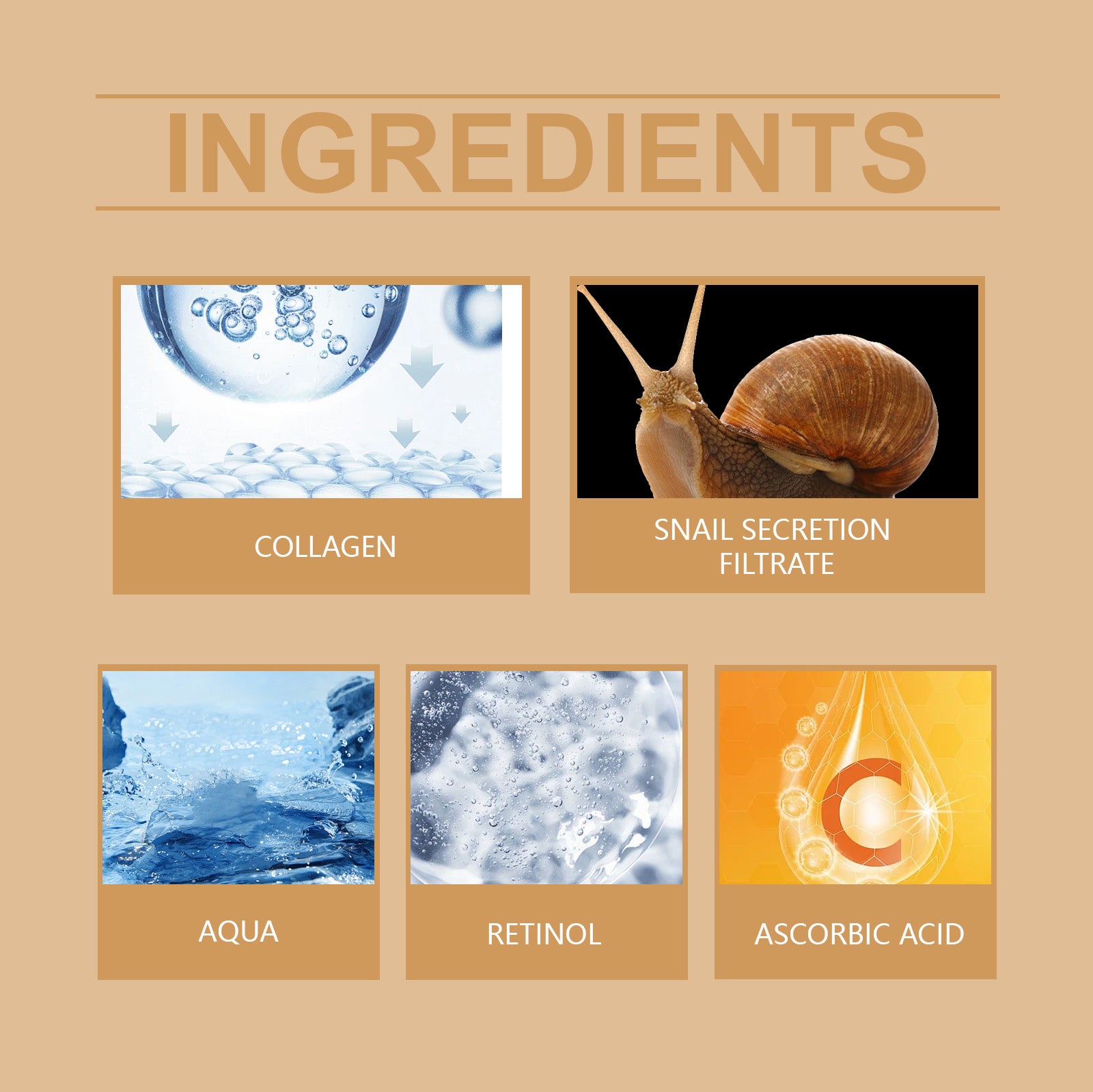 Wiyun Snail Collagen Firming Cream Moisturizes Skin With High Moisture, Brightening, Light Wrinkling And Radiant Radiance - 5 - CJ