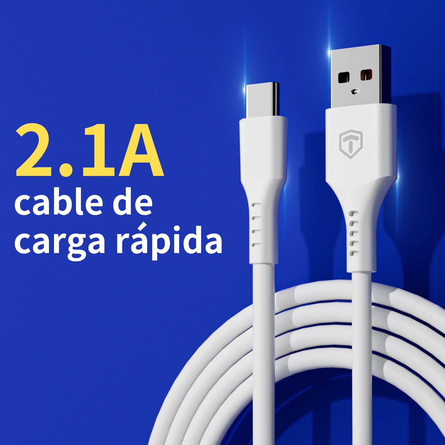 L101 USB - C Cable 2.1A 1M White USB 3.0 UWINN - 5 - CJ