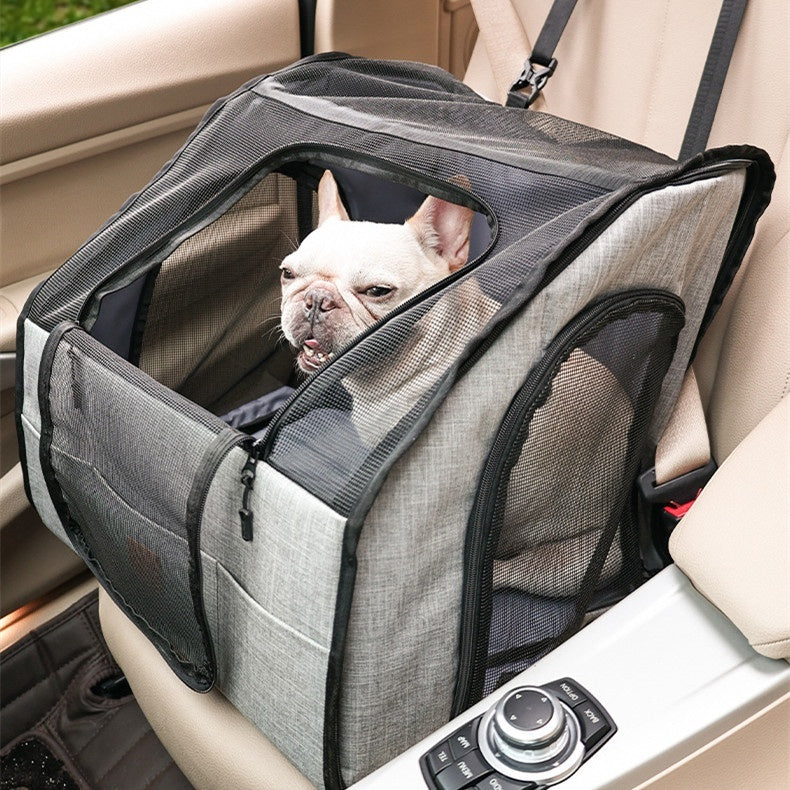 Portable Foldable Car Waterproof And Hard - wearing Pet Cage Waterproof Thickened Dog Mat Car Pet Mat - 0 - CJ