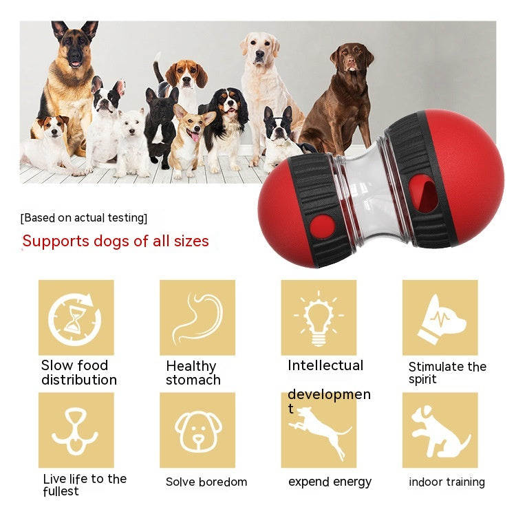 Food Dispensing Dog Toy Tumbler Leaky Food Ball Puzzle Toys Interactive Slowly Feeding Protect Stomach Increase Intelligence Pets Toy Pet Products - 0 - CJ