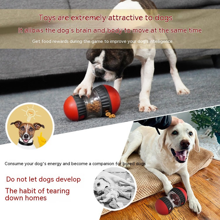 Food Dispensing Dog Toy Tumbler Leaky Food Ball Puzzle Toys Interactive Slowly Feeding Protect Stomach Increase Intelligence Pets Toy Pet Products - 0 - CJ