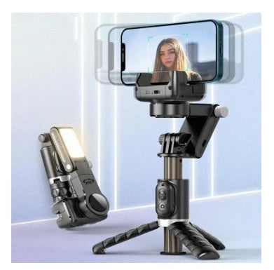 Phone Stand For Live Streaming Anti - shake Retractable Camera Smart Head Stabilizer Hand - held Selfie Stick - 0 - CJ