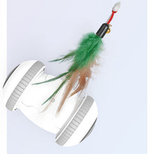 Interactive Cat Toy With Interchangeable Heads  Pet Feather Toys - 0 - CJ - Funny cat robot - USB - CJMY141924601AZ