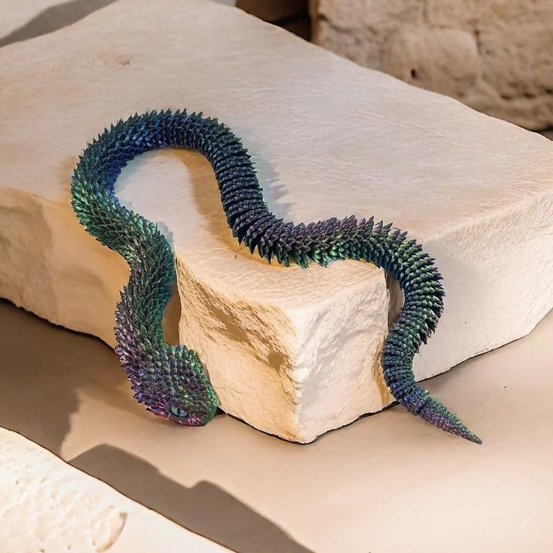 Snake - shaped High - fidelity Fun Ornaments Creative Animal - shaped Living Room And Study Decorations - 5 - CJ