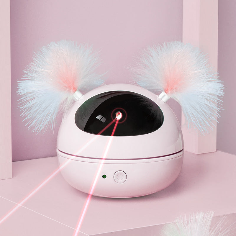 Automatic electric cat toy cat toy - 0 - CJ - Pink - CJJJCWMY00847 - Pink