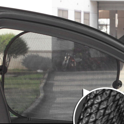 Side Window Sunshade Sock Screen Shade Pack Of 5 Block Sun Rays To Keep Car Interior Cool And Comfortable Elasticized Universal Fit Mesh Sun Shade For Car, Truck, SUV, Van - 5 - cjdropshipping