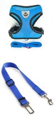 Pet Car Seat Belt Pet Leash - 0 - CJ - Deep blue - S - CJJJCWGY00012 - Deep blue - S