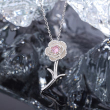 Sterling Silver 925 Cherry Blossom Necklace Women's Sweet Ins Versatile Collar Chain Jewelry - 4 - CJ